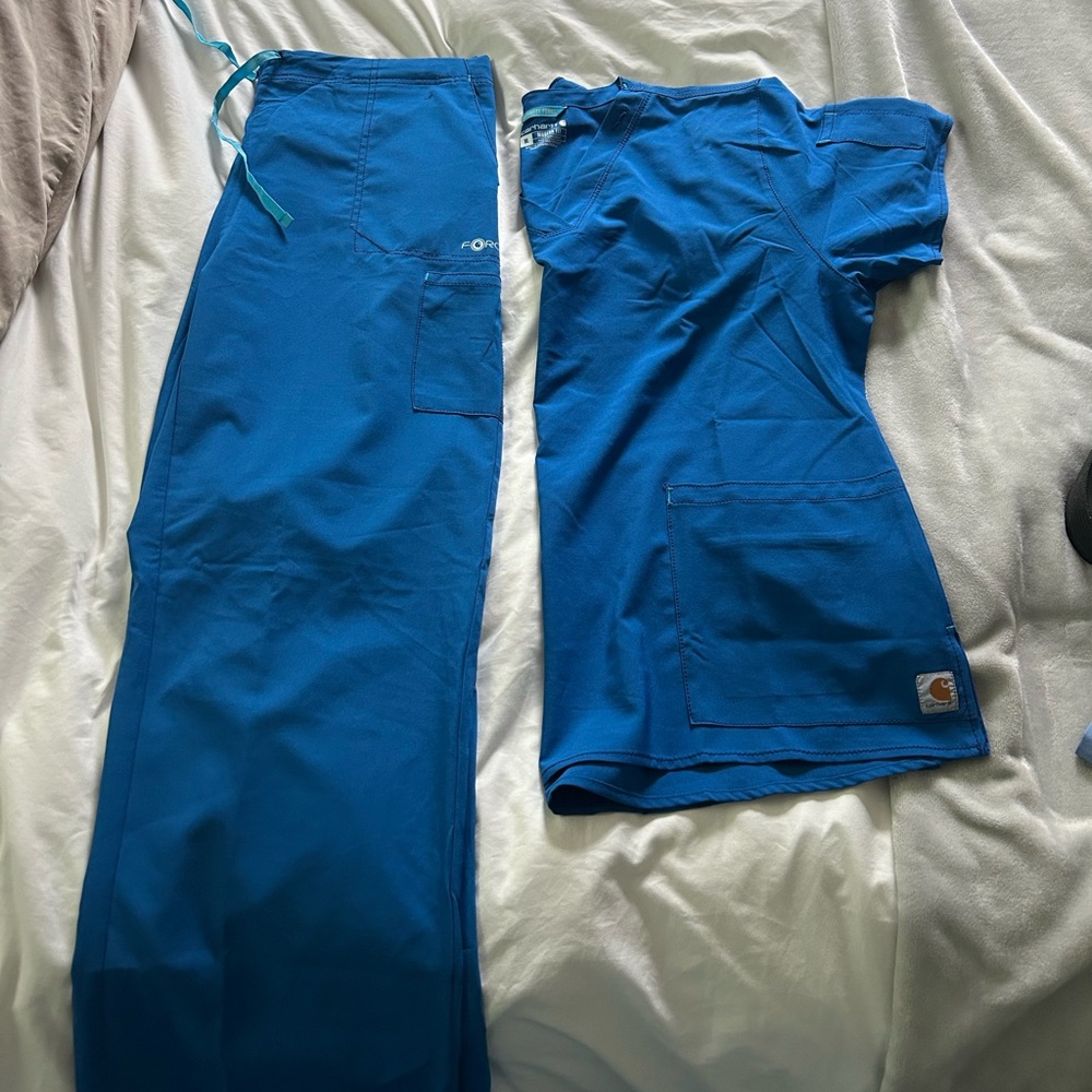 Carhartt force Blue Scrub Set